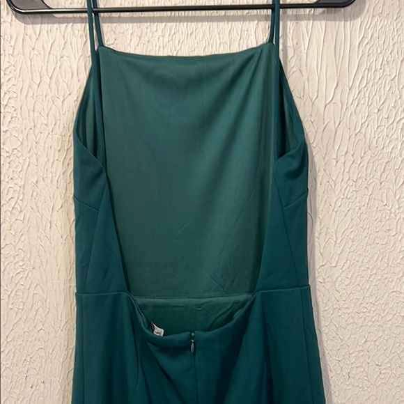 Lulus Never look back Hunter Green backless midi dress size medium NWT - Picture 5 of 15